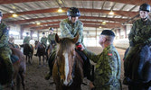 Photo taken by Cpl Roberts – Cpl Fong earns his spurs and is congratulated by the RSM.