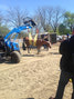 Photo taken by Sgt Krulak – A demonstration of how to rescue a horse from dangerous situations. 