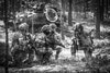 3.	Latvian MI Bde soldiers plan an ambush on the eFP BG during Ex CRYSTAL ARROW