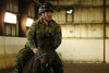 Photo taken by Cpl Roberts – Cpl Fong effortlessly riding Spartan bareback around the arena.