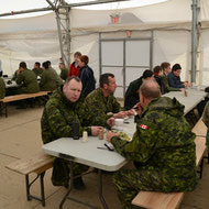 Cadet Visit to the field with LdSH(RC) May 2012