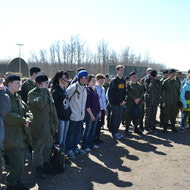 Cadet Visit to the field with LdSH(RC) May 2012