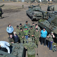 Cadet Visit to the field with LdSH(RC) May 2012