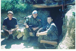 WO MacNeill wearing UX Nomex suit in Bosnia